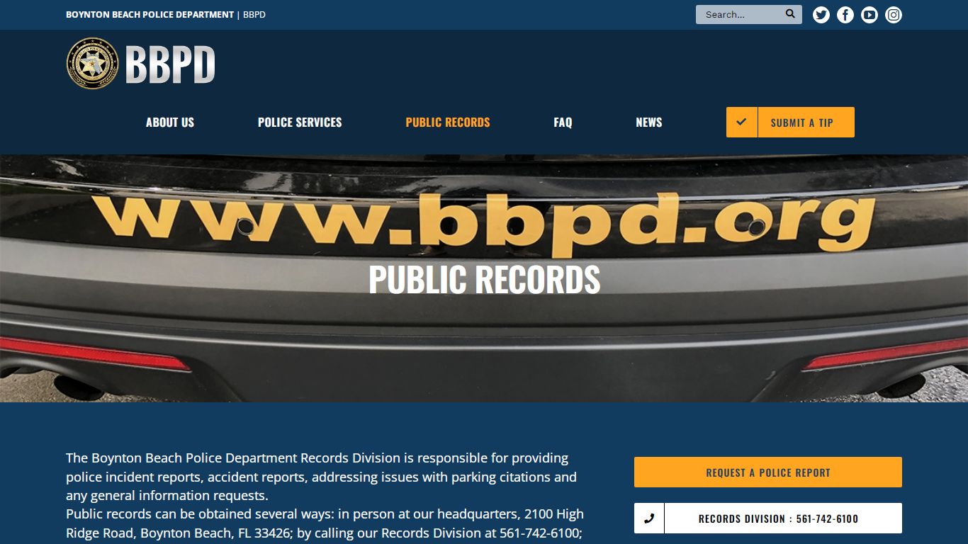 Public Records - BBPD